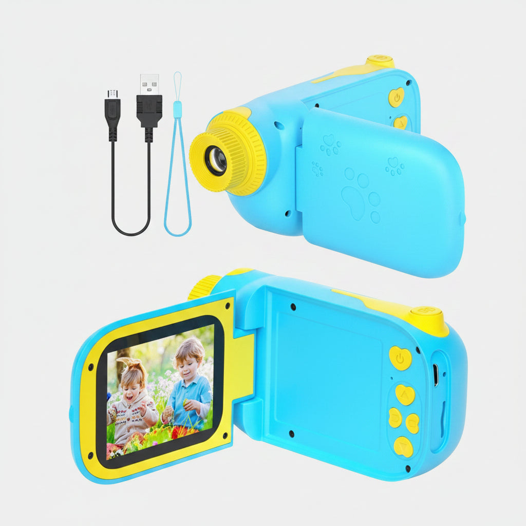 Educational kids' digital camera & recorder, inspiring creative play & screen-free child photography fun.