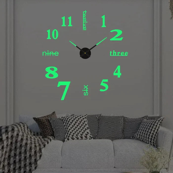 Contemporary wall clock, a creative DIY project for modern home decor, elegant and functional timepiece.
