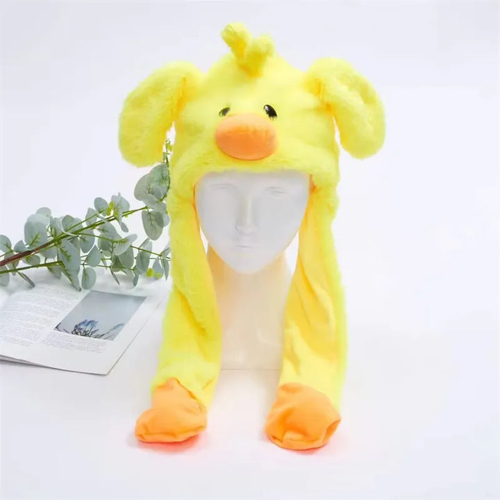 Interactive Moving Ears Hat for Kids. Fun animal design, ideal party accessory.