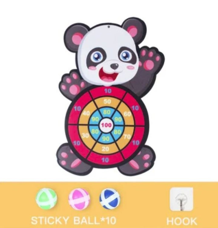 Vibrant animal-themed educational velcro dart game for children, provides safe indoor & outdoor playtime.
