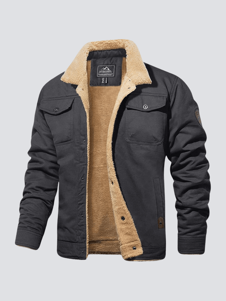 Warm men's bomber jacket, a trendy and versatile outerwear choice for men's seasonal fashion.