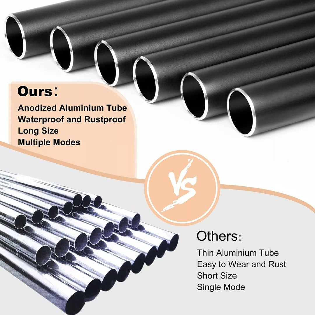 Peaceful deep tone aluminum wind chimes, bringing relaxation and harmony to your outdoor space.