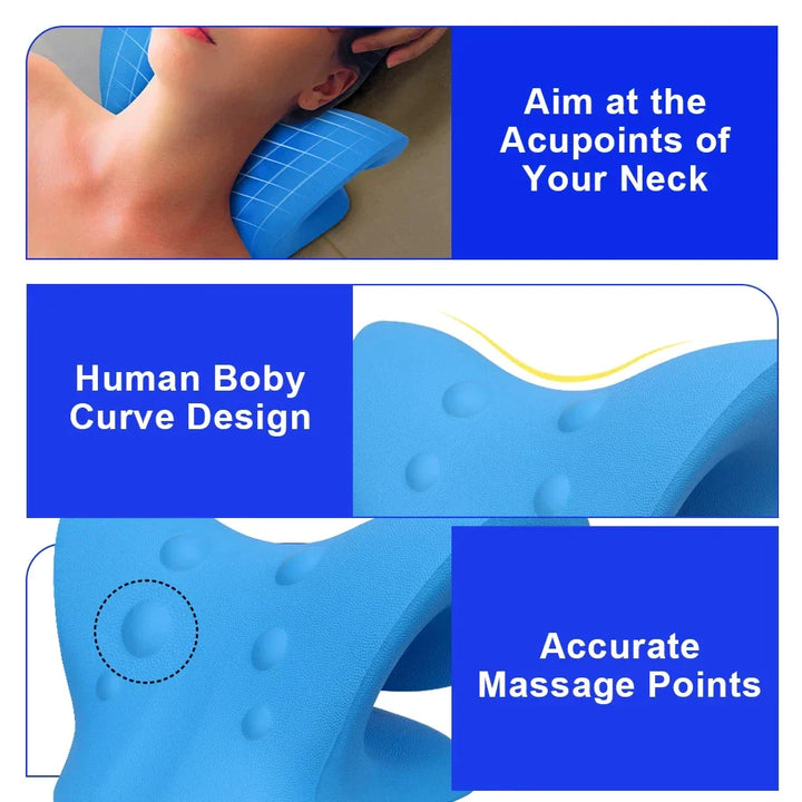 Effective neck relaxer providing pain relief, muscle relaxation, and improved cervical posture & daily wellness.