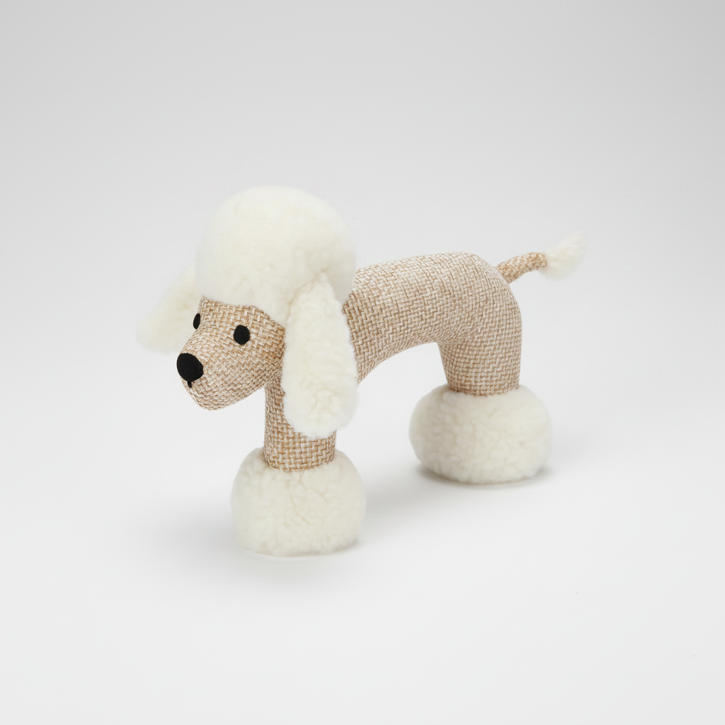 Tough plush dog toy for chewing & interactive play. Durable pet supply, ideal for puppies & adult dogs. Relieves boredom.