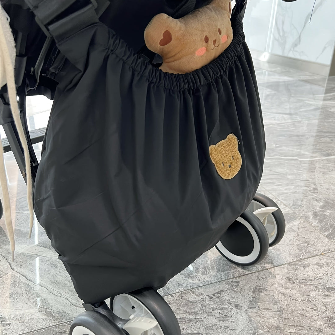 Polyester universal stroller organizer with adjustable straps & ample storage for baby essentials and parenting solutions.