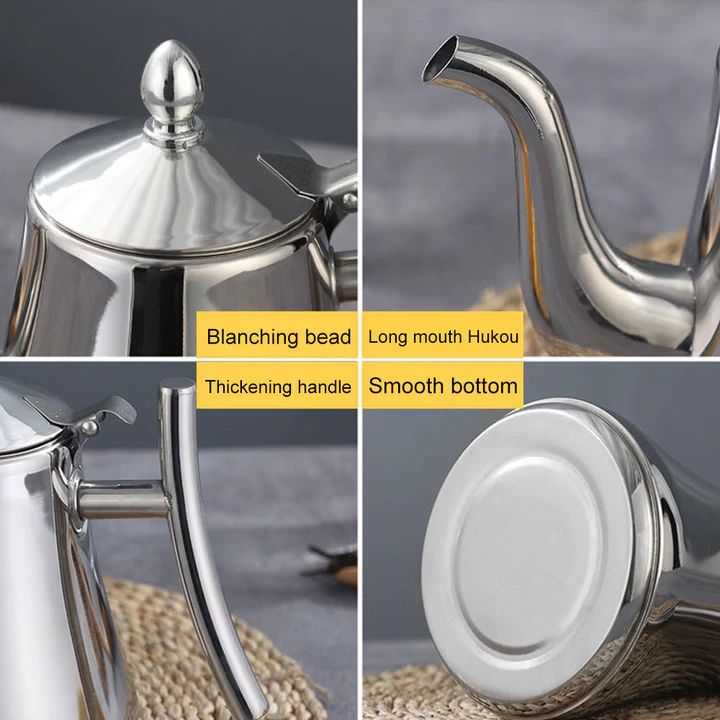 Premium stainless steel electric kitchen kettle for fast water heating, tea, coffee, with a built-in filter.
