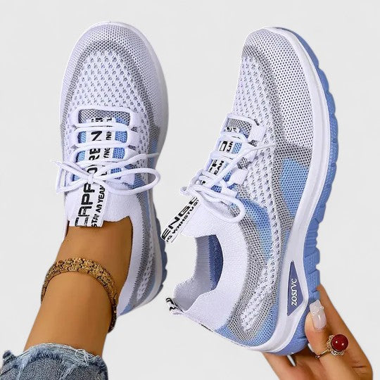 Women's lightweight comfort support trainers for active lifestyles. Breathable everyday sneakers.