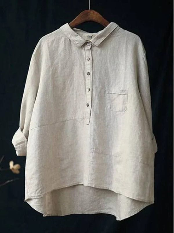Elegant yellow women's blouse with a flattering fit, a versatile top for work or casual wear.