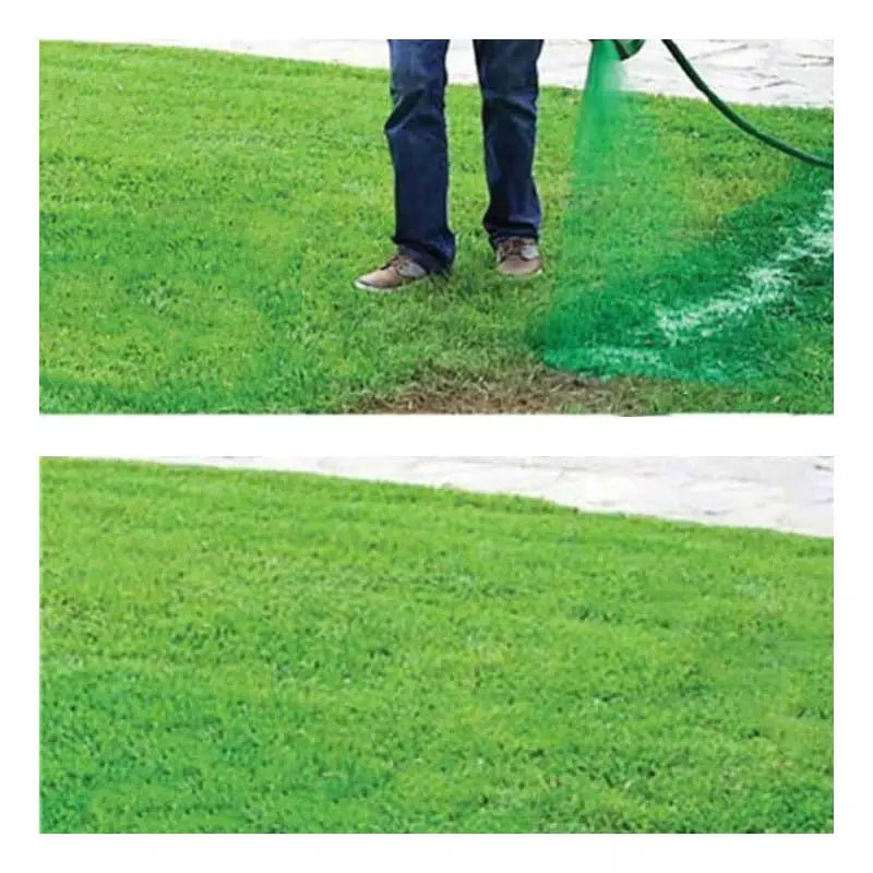 Repair bare lawn patches with this eco-friendly liquid grass seed spray, creating a thick, lush green lawn.