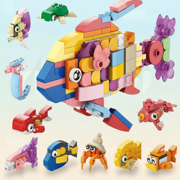 Perfect kids gift: educational building blocks set for focus, creativity & STEM learning.