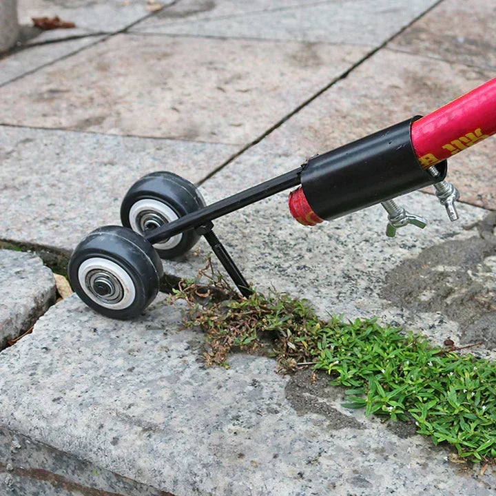 Heavy-duty garden weed remover hand tool for efficient lawn maintenance and yard care.