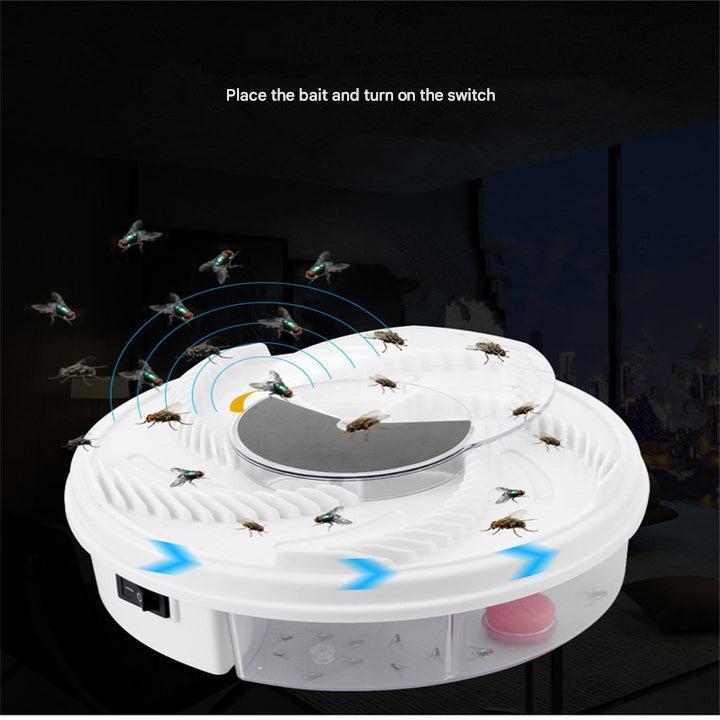Efficient home solution: quiet electric fly trap & insect catcher, non-toxic pest control for indoors.