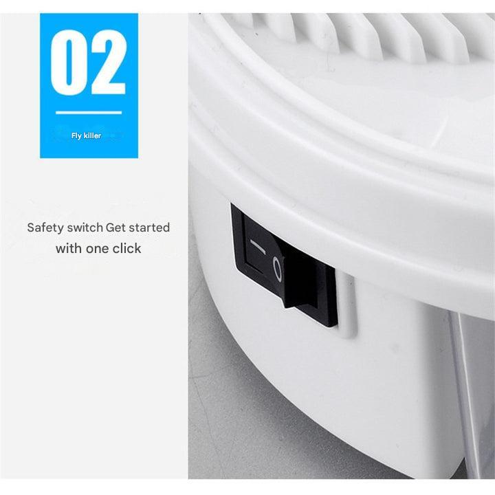 Modern electric fly trap, quiet & non-toxic insect catcher for homes, provides effective indoor mosquito control.