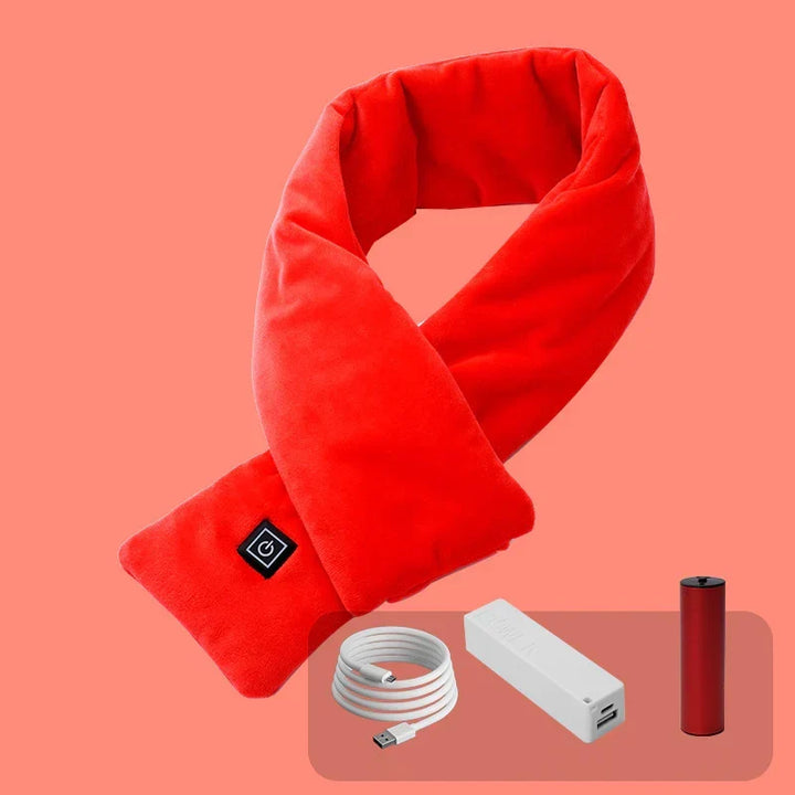 USB heated neck warmer, keeping you cozy & warm in extreme winter cold.