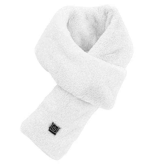 USB rechargeable heated neck warmer, providing consistent warmth for winter.