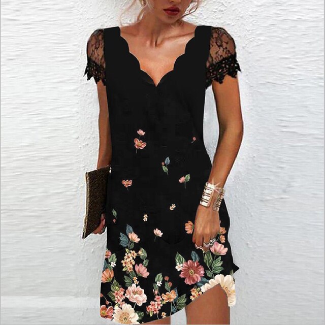 Stunning women's cocktail dress with exquisite details, ideal for special occasion wear.