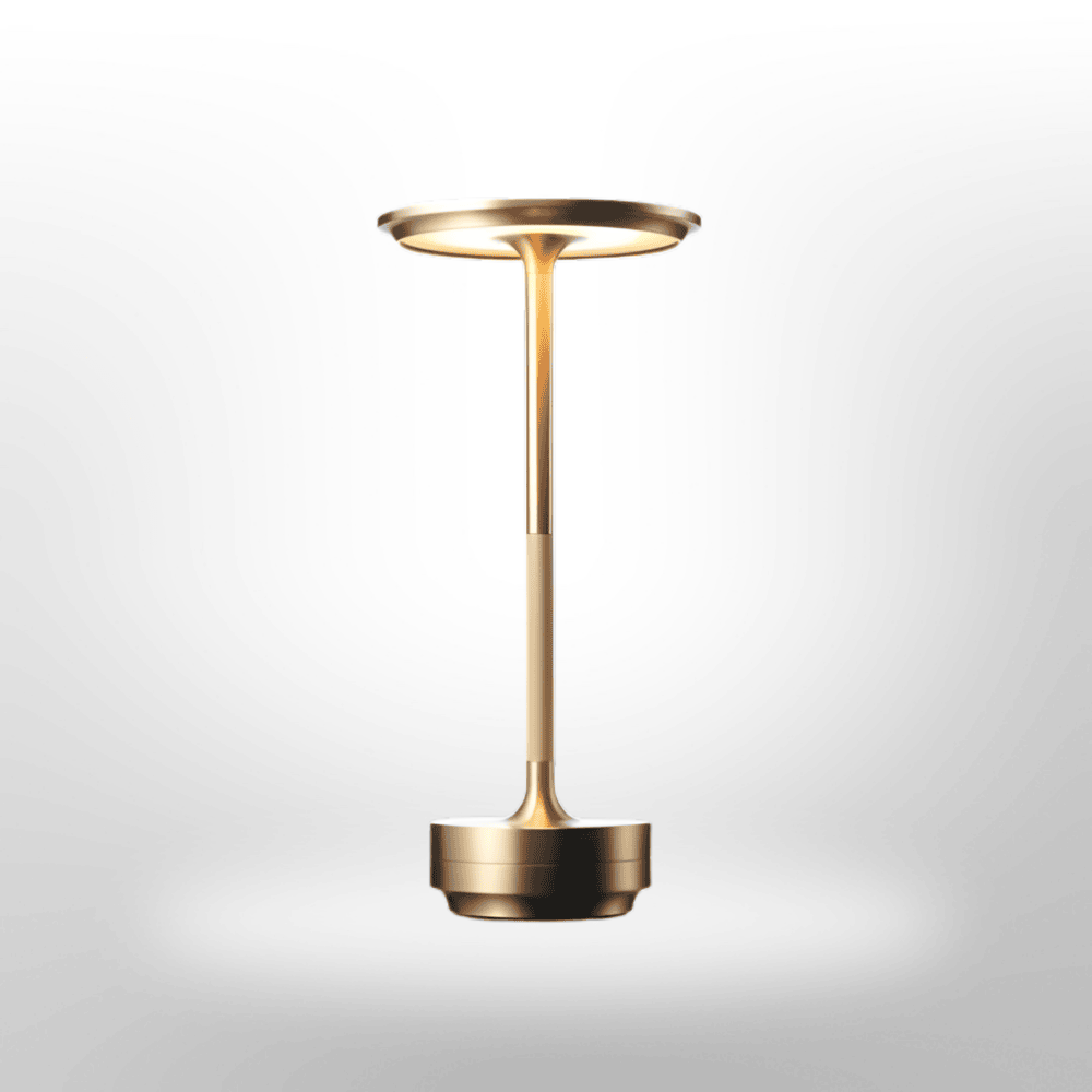 Modern cordless LED desk lamp with adjustable light, ideal for office or study area.