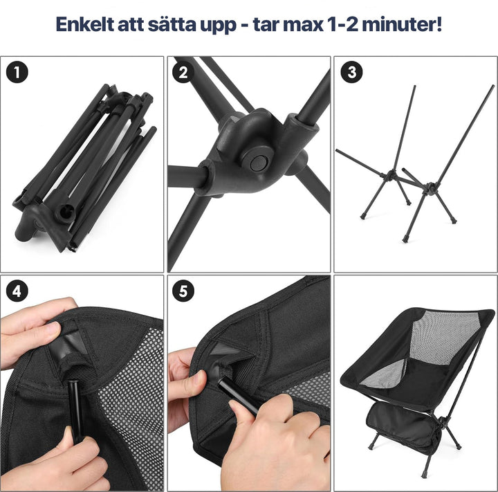 Versatile folding garden chair, lightweight and portable for outdoor relaxation.