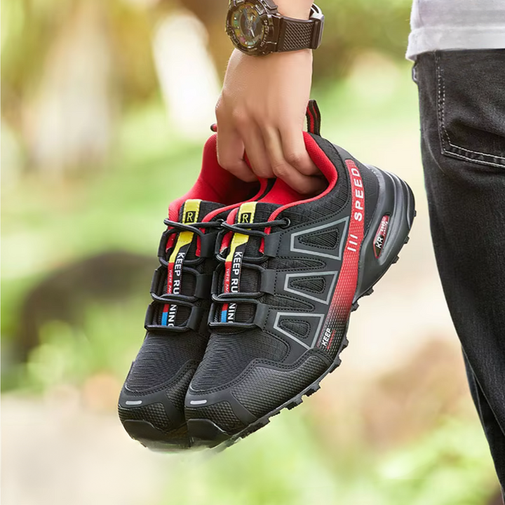 Unisex ergonomic hiking shoes by TrailStep, designed for all-day comfort & support on trails.