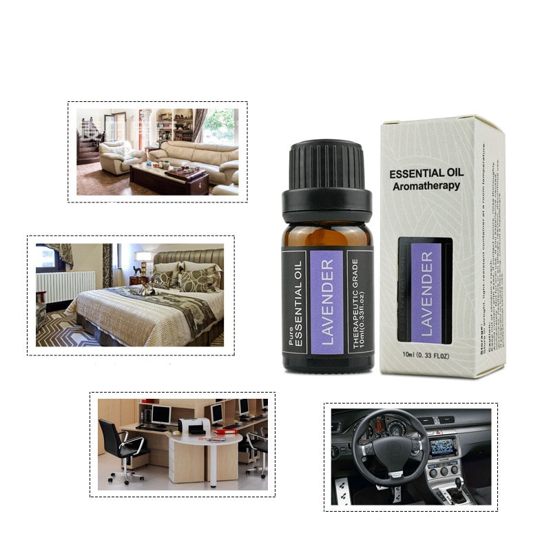 Pure natural essential oil blend, 0.34 fl oz. Aromatherapy diffuser oil for a calming home scent.