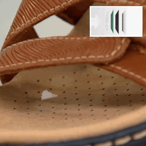 Orthopedic women's sandals, designed for arch support & comfort, excellent for walking & foot health.