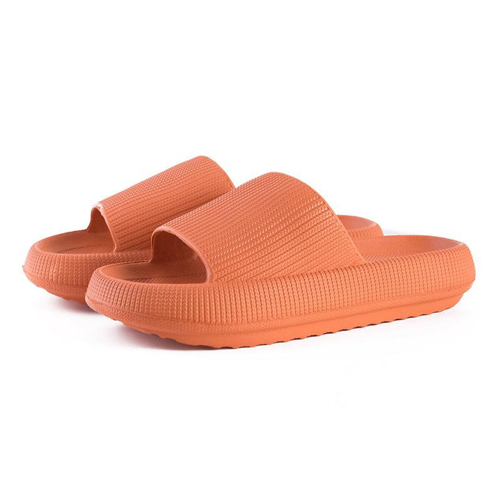 Pain relief cloud slippers, ultra-soft design for enhanced foot comfort & support.