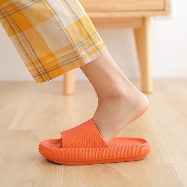 Soft touch cloud slippers, perfect for sensitive feet, providing comfort & pain relief.