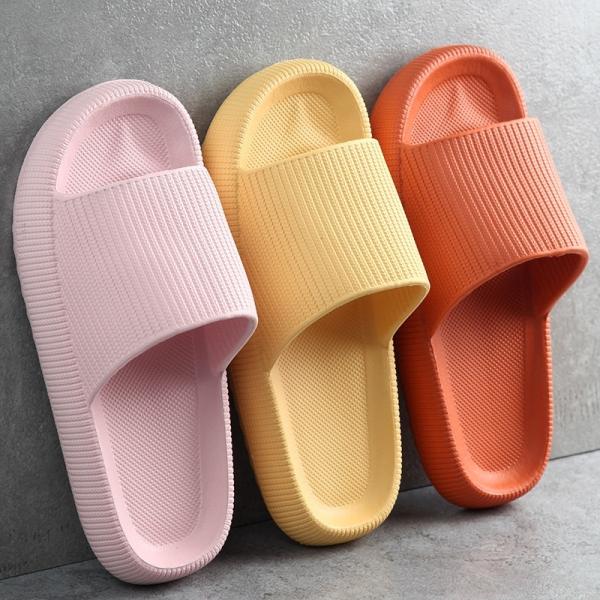 Soft, cozy unisex cloud slides for home, providing exceptional comfort & pain relief.