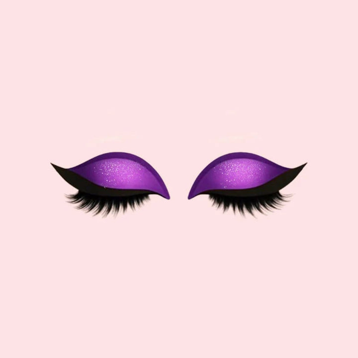 Versatile eye makeup stickers: combine eyeshadow, eyeliner & false lashes for effortless beauty.