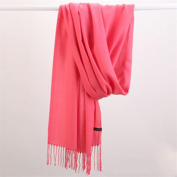 Versatile cashmere winter scarf, offering warmth, style, and a soft touch for women.
