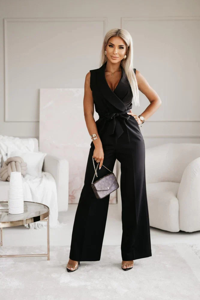Comfortable women's jumpsuit, figure-flattering design & stretch fabric for everyday casual wear.