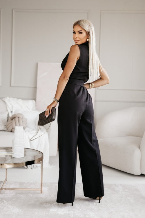 Stylish Linnea women's jumpsuit. One-piece with figure-hugging fit & versatile comfort stretch fabric.