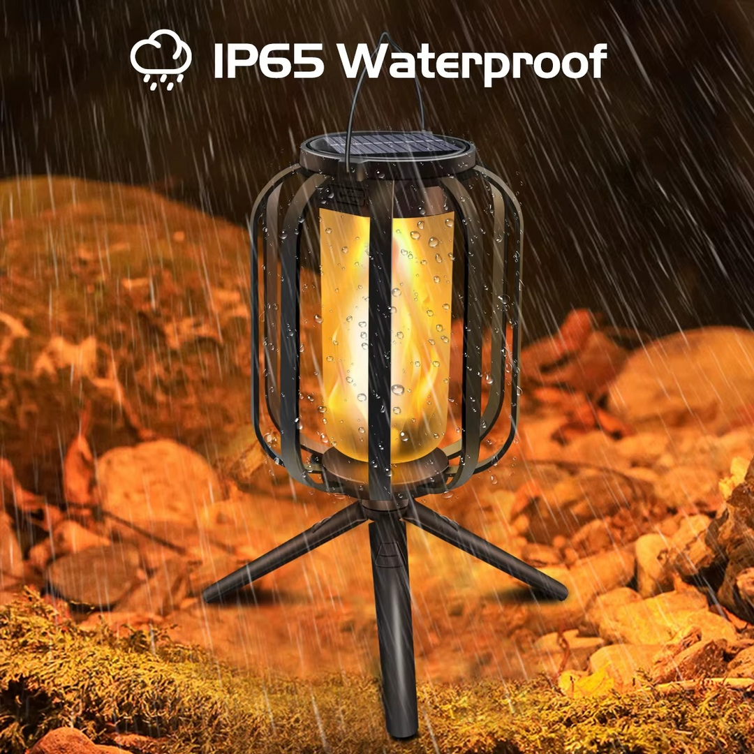 Indoor decorative LED flame lamp, USB charged, provides a safe, warm, and inviting ambiance.