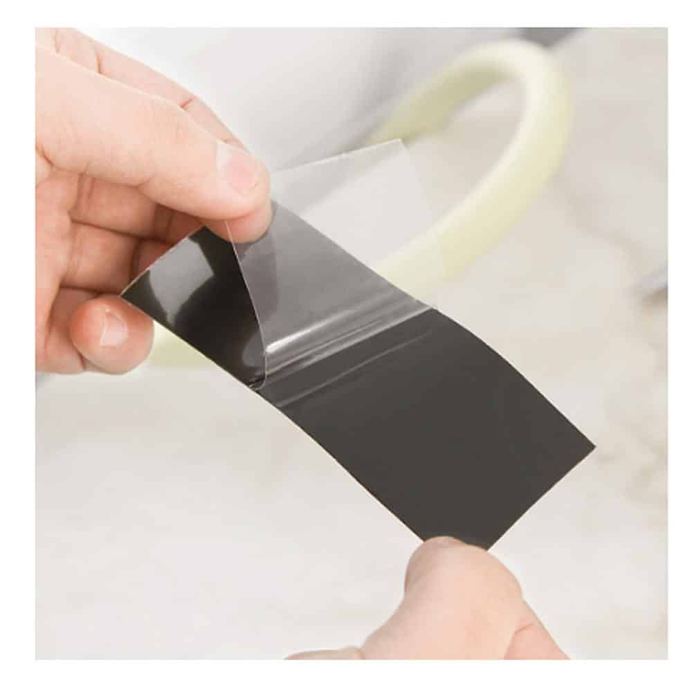 Strong adhesive rubber repair tape, waterproof seal for leaks. Heavy-duty solution for durable outdoor fixes.