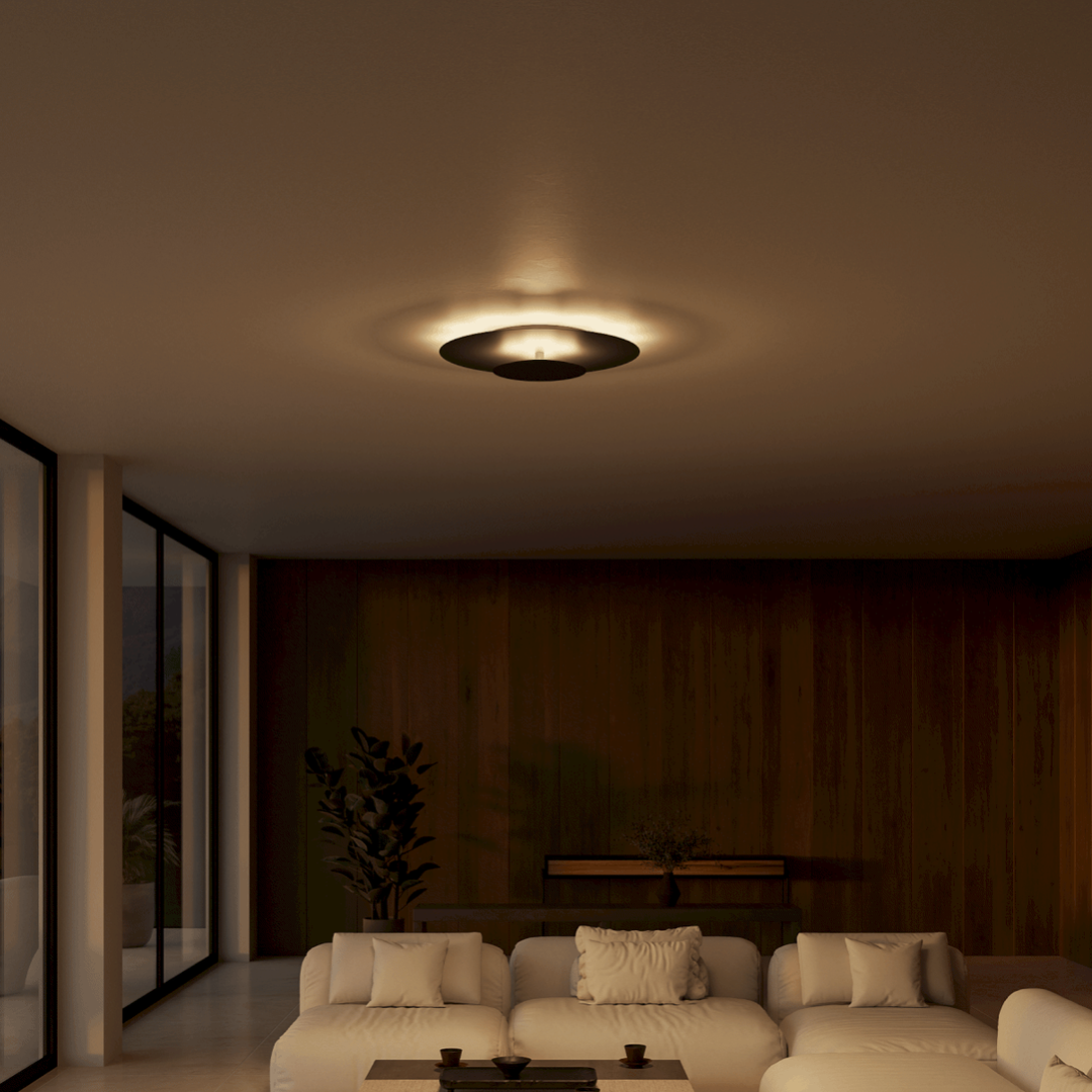 Modern LED round ceiling light, a stylish and energy-efficient solution for any room.