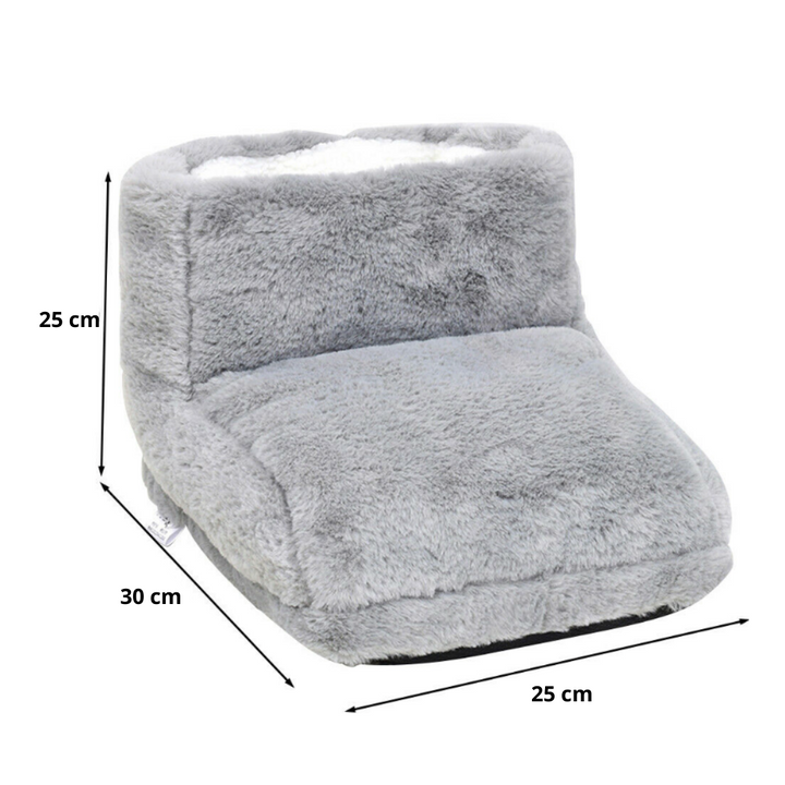 Unisex electric foot warmer, a personal heater for home office. Enjoy warm feet & pain relief with this cozy warmer.