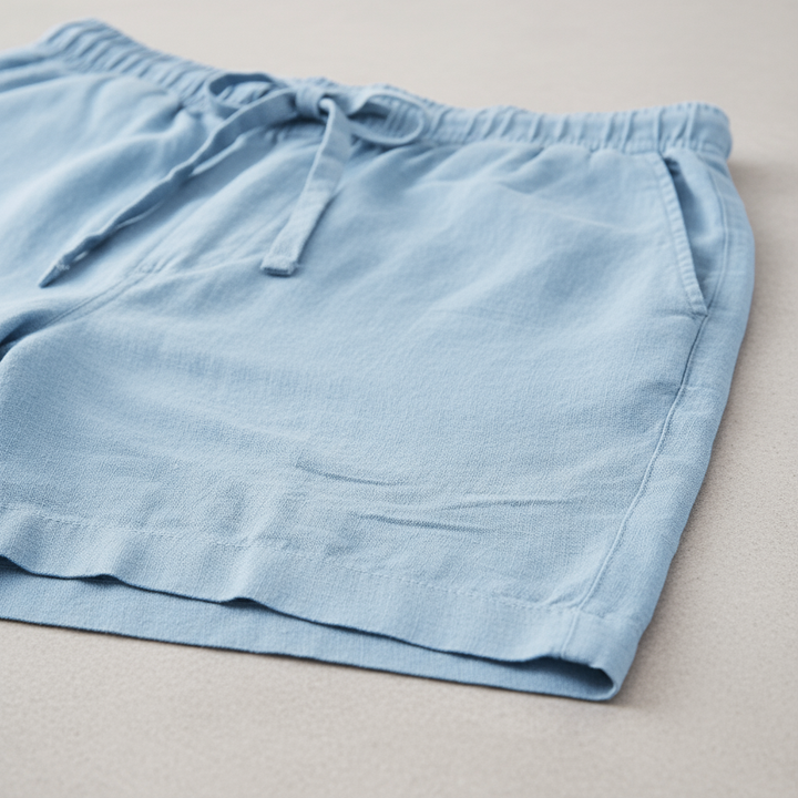 Stylish men's summer drawstring shorts, relaxed fit beachwear for ultimate comfort and warm weather style.
