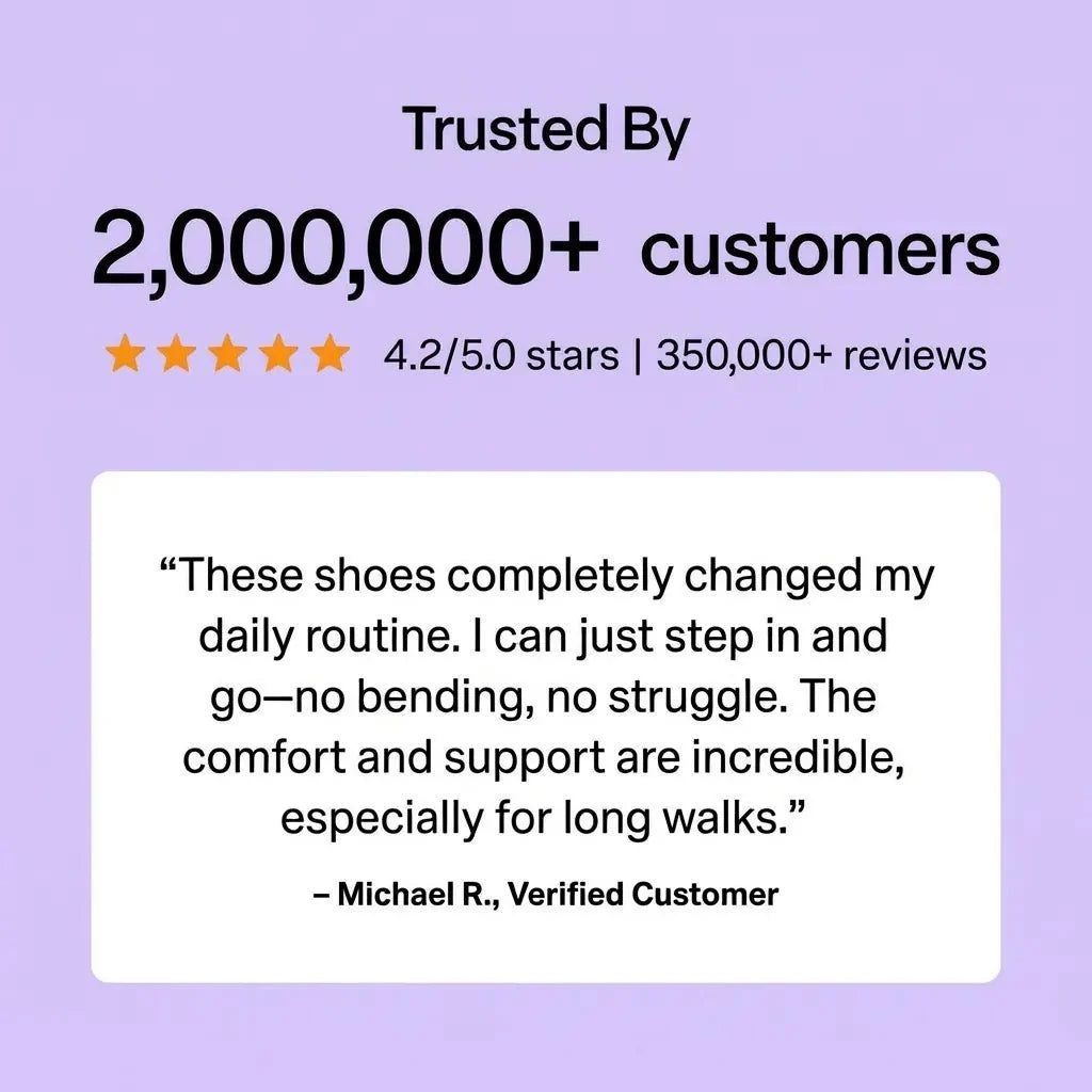 Cushioned unisex sneakers, orthopedic, providing excellent arch support & comfort.