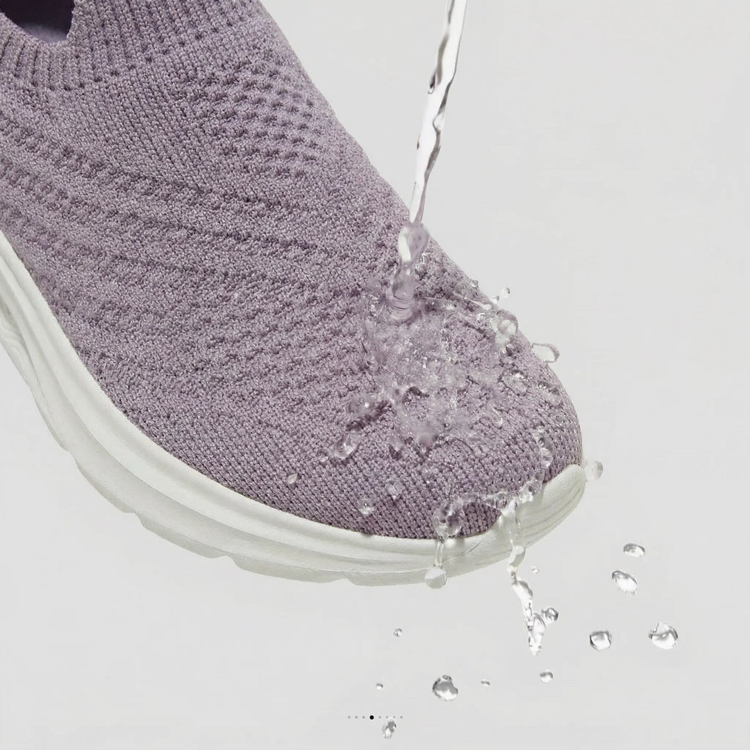 White Ortho Glide athletic work shoes, unisex, perfect for long shifts & walking comfort.