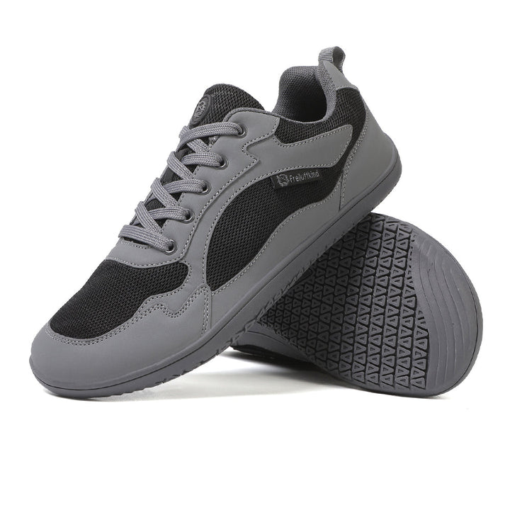Sporty water-resistant barefoot sneakers for women. Lightweight comfort for outdoor activities.