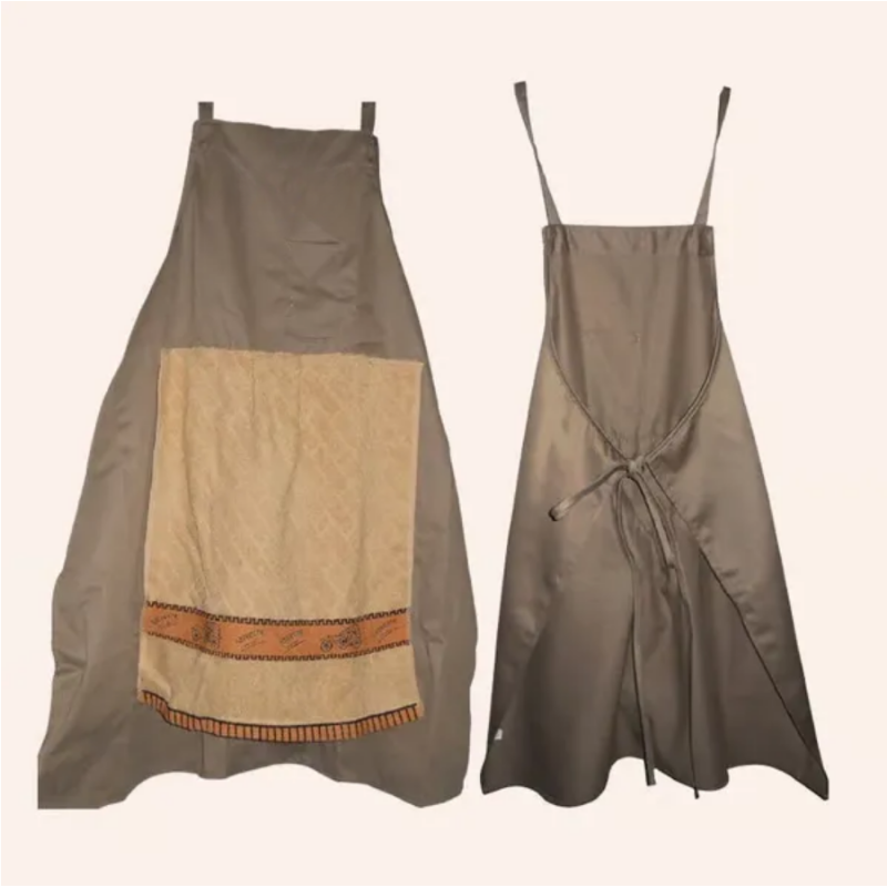 Unisex funny cooking apron for party fun. Humorous kitchen novelty gag gift. Perfect BBQ & grilling accessory.