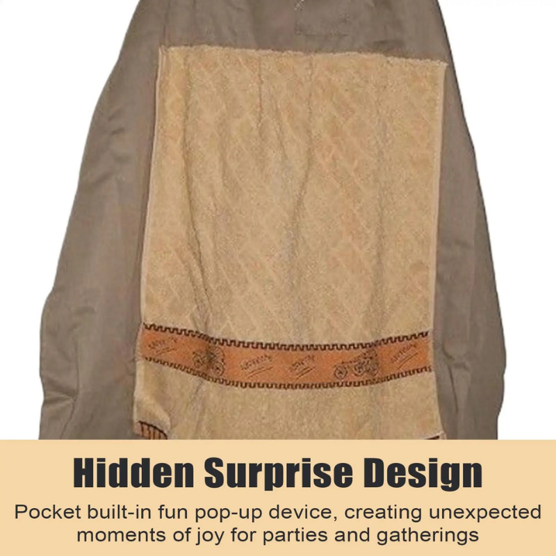 Humorous unisex funny apron, ideal gag gift for kitchen fun. Perfect for cooking, parties, and grilling.