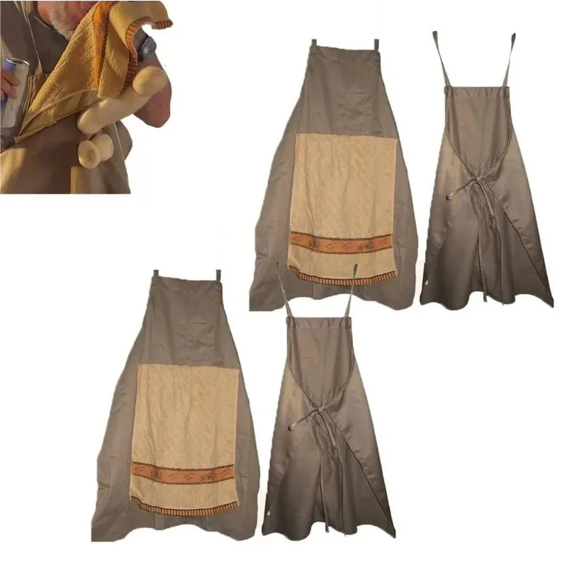 Humorous grilling apron, a unique and funny cooking accessory. Perfect party gag gift for BBQ fun.