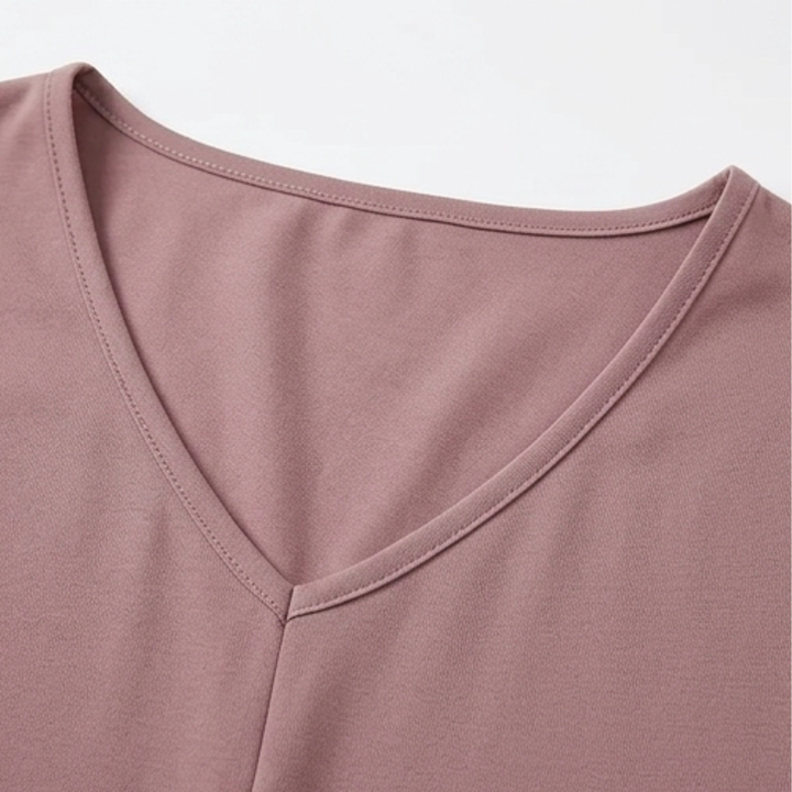 Comfortable & stylish women's twist front v-neck cap sleeve top for any casual occasion.