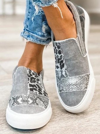 Comfortable women's slip-on shoes for daily wear; features elastic design and anti-slip grip.