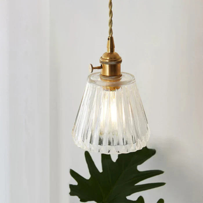 OpulentGlow glass pendant light, ideal for stylish dining room illumination.