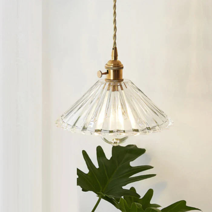 OpulentGlow glass pendant lamp for elegant kitchen or dining room lighting.