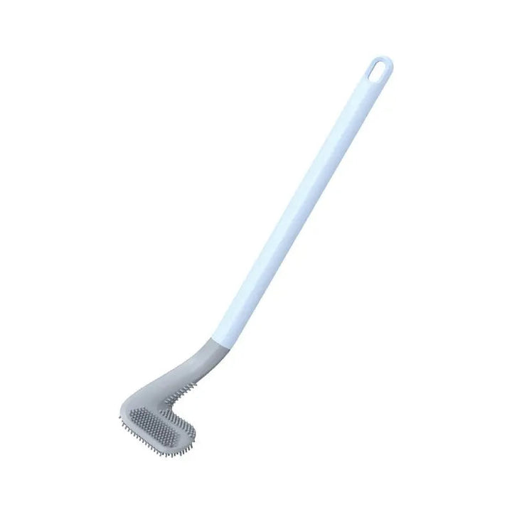 Blue golf-shaped toilet brush for effective deep cleaning in any bathroom, durable hygiene tool.