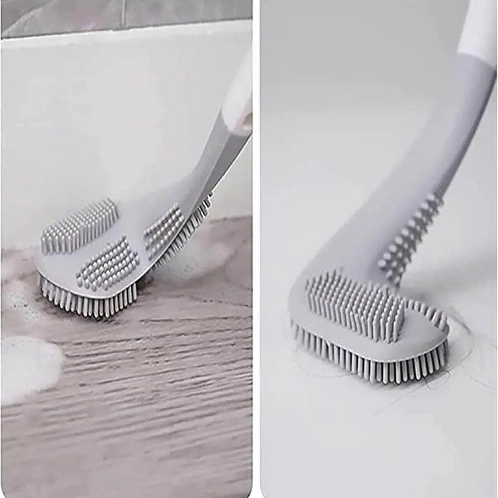 Modern golf head toilet brush, unique bathroom decor & practical tool for deep cleaning and hygiene.