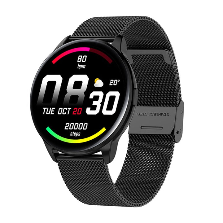 Durable round display unisex GPS smartwatch, activity tracker for comprehensive health monitoring.